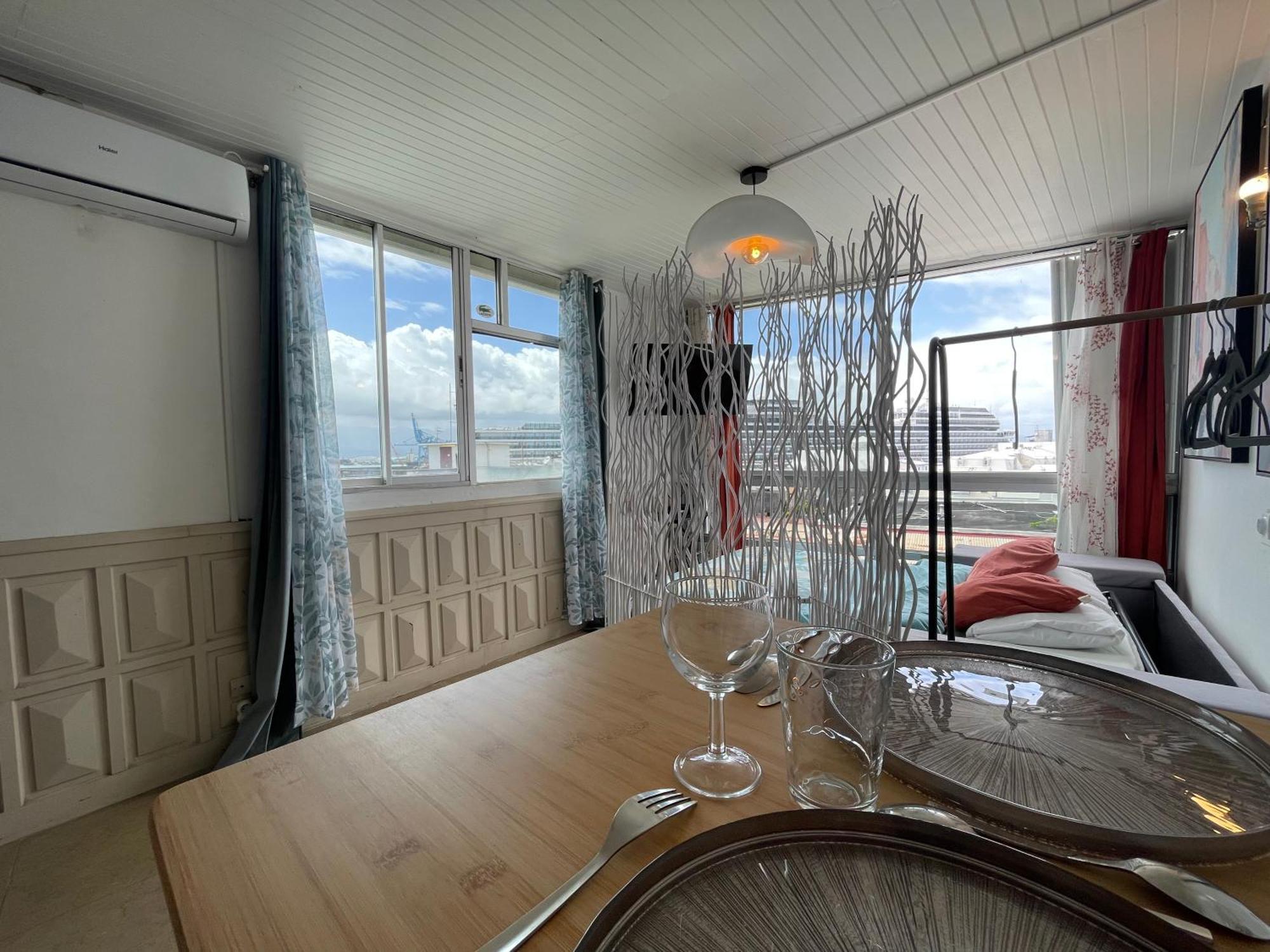 Penthouse Seaside 10 Min Port, Croisiere Et Aeroport Daire Pointe-à-Pitre Dış mekan fotoğraf